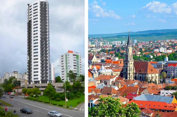 In Cluj-Napoca se gasesc tot mai greu locuri pentru constructia blocurilor.