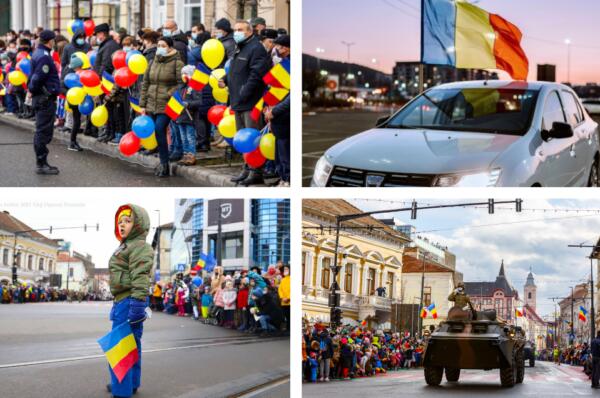 FOTO. Ziua Nationala a Romaniei in imagini la Cluj-Napoca. 1 decembrie 2021