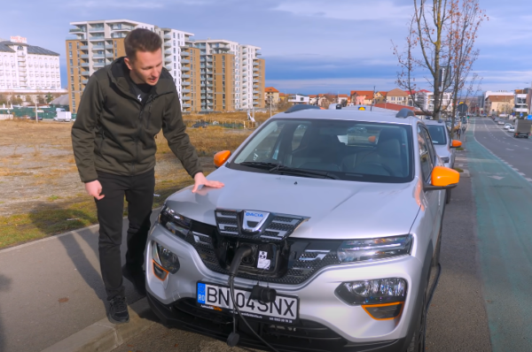 VIDEO. Primele masini electrice DACIA circula deja pe strazile din Cluj. Cum se prezinta masina?!