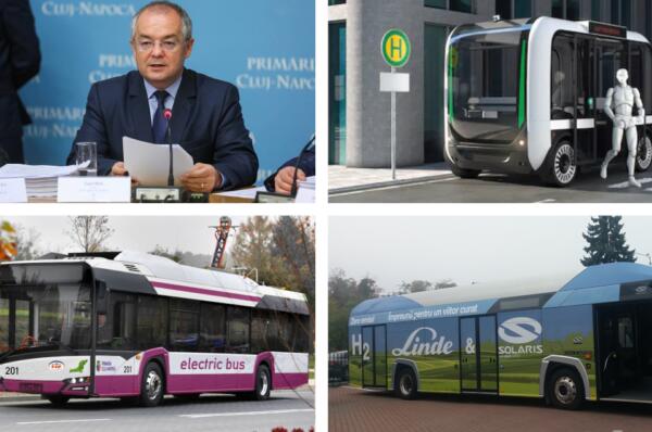 Boc: Viitorul clujului e cu cu metrou, tren metropolitan, autobuze electrice si autobuze cu hidrogen