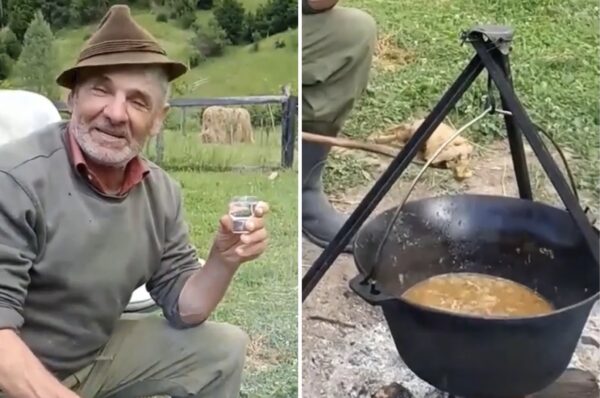 Mesajul plin de recunostinta al unui cioban ardelean din varf de munte pentru toti romanii! VIDEO