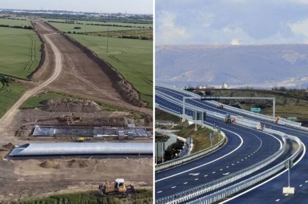 In timp ce Clujul nici nu a lansat licitatia pentru legatura de 5 km cu Autostrada, Oradea a inceput deja lucrarile la drumul de legatura cu A3. VIDEO DRONA