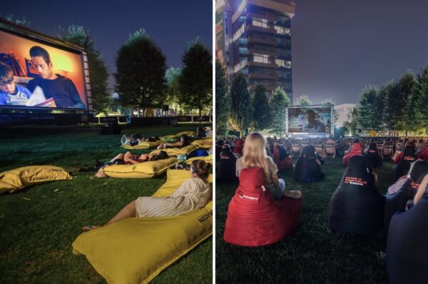 Parcul de la Iulius Mall se transforma intr-un cinema in aer liber