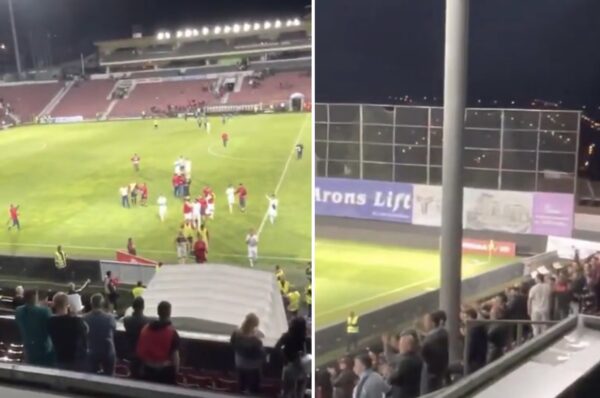 VIDEO. Gest de mare omenie a suporterilor clujeni. Tot stadionul a aplaudat echipa adversa dupa meciul pierdut de CFR Cluj.
