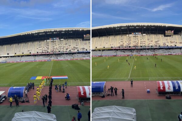Imnul National al Romaniei s-a auzit din nou pe Cluj Arena. Romania U21 vs. Tarile de Jos. VIDEO