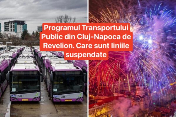 Programul Transportului Public din Cluj-Napoca de Revelion. Care sunt liniile suspendate