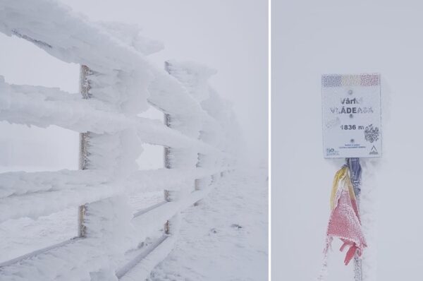 Conditii de iarna in Muntii Vladeasa, Cluj! 📸FOTO