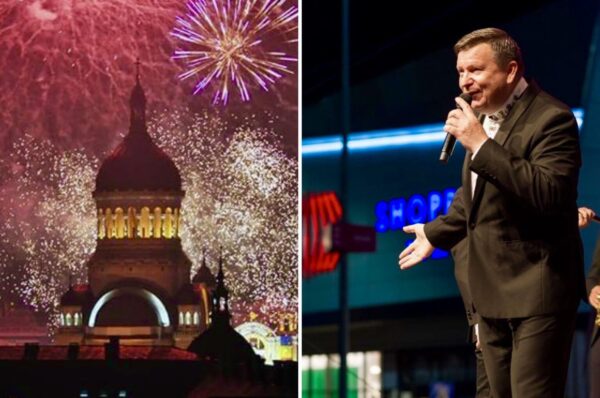 Artificii si concerte cu muzica populara astazi la Cluj-Napoca cu ocazia 🇷🇴 Unirii Principatelor Romane. VIDEO