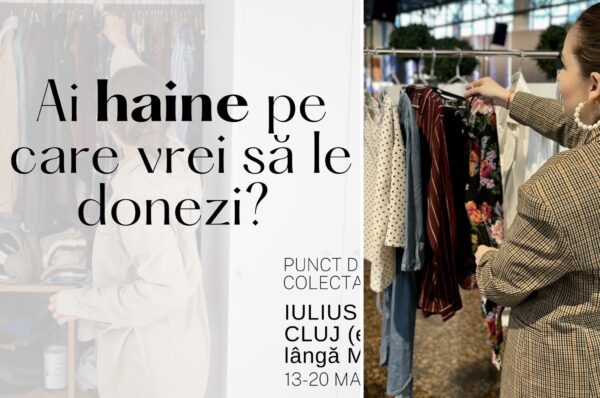 Ai haine pe care vrei sa le donezi? La Cluj se colecteaza haine in scop caritabil si donatii! 🙏❤️