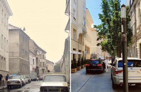 Cum s-a schimbat înfățișarea unei străzi din Cluj la 22 de ani distanță.