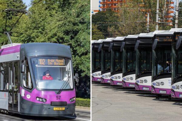 Tramvaiele de pe pe linia 100 vor fi înlocuite astăzi cu autobuze. Linia 102 va fi suspendată!