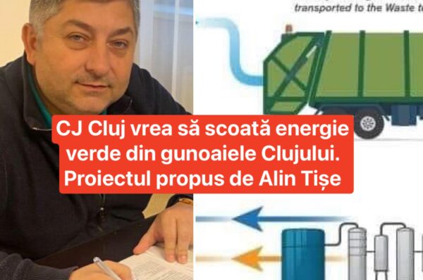 CJ Cluj vrea să scoată energie verde din gunoaiele Clujului. Proiectul propus de Alin Tișe