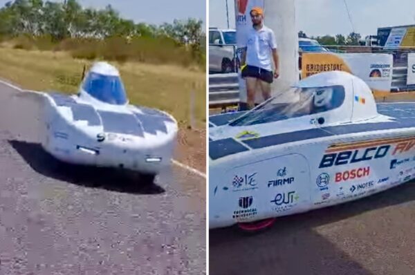 Cum arată mașina solară a studenților de la UTCN. A parcurs primii 300 de km în concursul din Australia. VIDEO