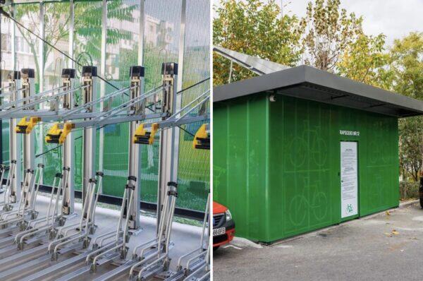 Primăria Cluj-Napoca a realizat încă 4 noi parcări sigure pentru biciclete. Unde sunt amplasate.