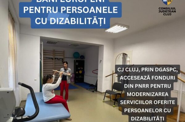 Persoanele adulte cu dizabilităţi din județul Cluj vor putea beneficia de servicii specializate de recuperare neuromotorie
