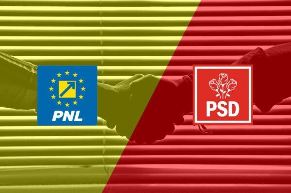 PNL-ul a dat mâna cu PSD-ul pentru o alianță. Campania electorală precedentă a PNL-ului era bazată pe excluderea PSD-ului de pe scena politică.