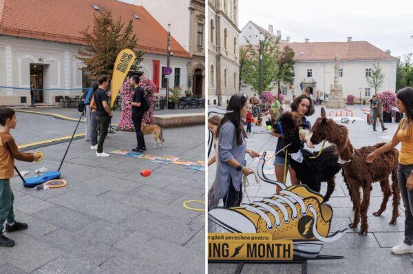 Jocurile copilăriei pentru adulți, la Cluj. Galerie FOTO