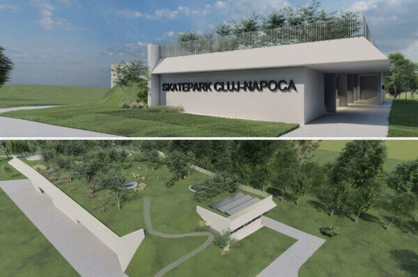 Cum va arăta skateparcul de peste 1000 de mp care se va construi în Baza Sportivă Gheorgheni