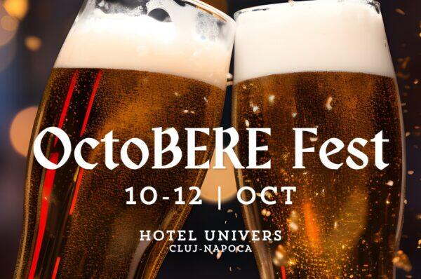 Consiliul Județean Cluj invită clujenii la OktoberBERE. Trei zile de voie bună, bere rece și arome de toamnă.