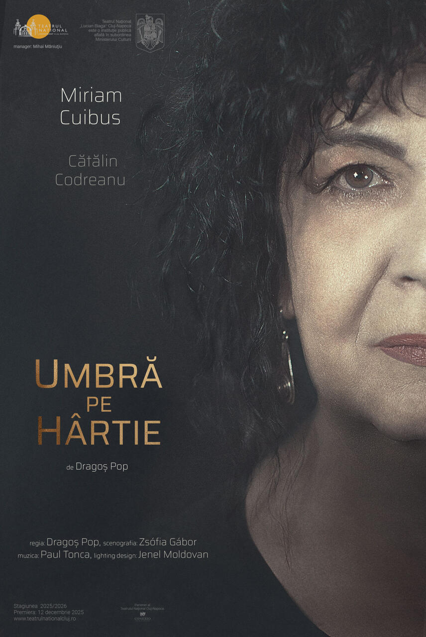 UMBRĂ PE HÂRTIE, o premieră emoționantă la Teatrul Național „Lucian Blaga”