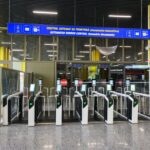 Porțile automate de control la frontieră din Terminalul Plecări al Aeroportului Internațional Avram Iancu Cluj