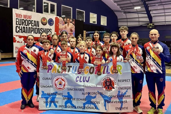 Copiii Clujului, 27 de medalii la Campionatul European de Karate din Anglia