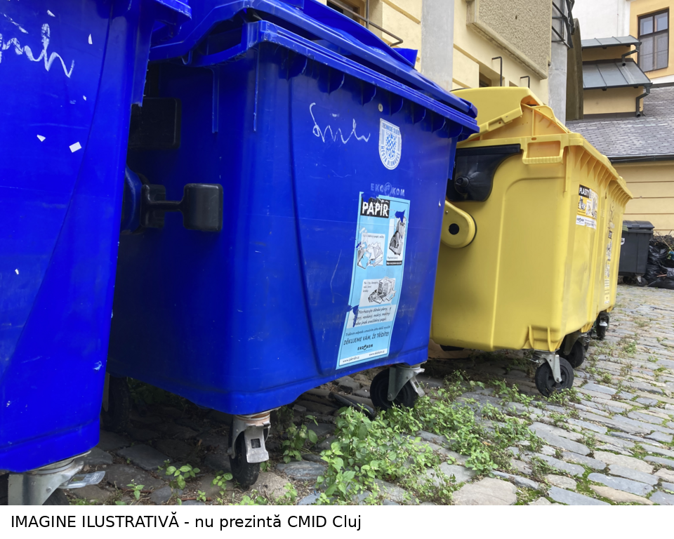 Imagine ilustrativă de colectare selectivă, nu prezintă CMID Cluj