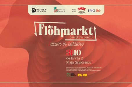 Afișul evenimentului Der Flohmarkt pe Plaja Grigorescu (foto: Der Flohmarkt / Asociația Daisler)